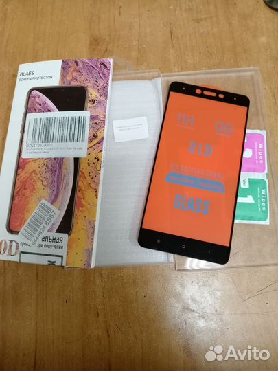Защитное стекло на xiaomi redmi note 4x
