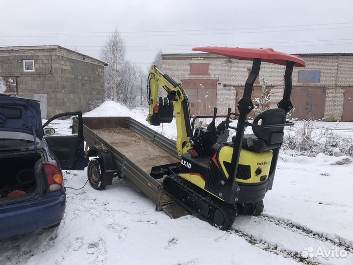 Услуги миниэкскаватора