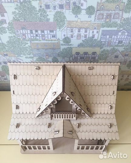 Кукольный домик новый