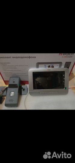 Цветной видеодомофон новый,Hikvision с выз панелью