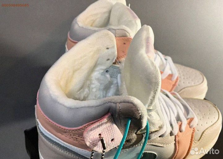 Кроссовки Nike Air Jordan тёплые (Арт.95398)