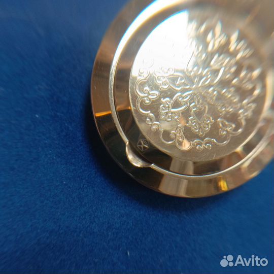 Карманные часы Луч позолоченные