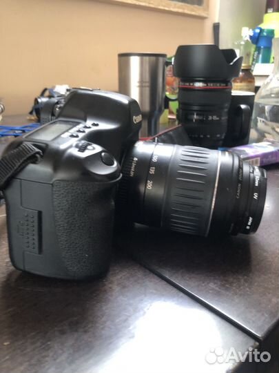 Камера кэнон еос 5д и объектив канон ef 55-200мм