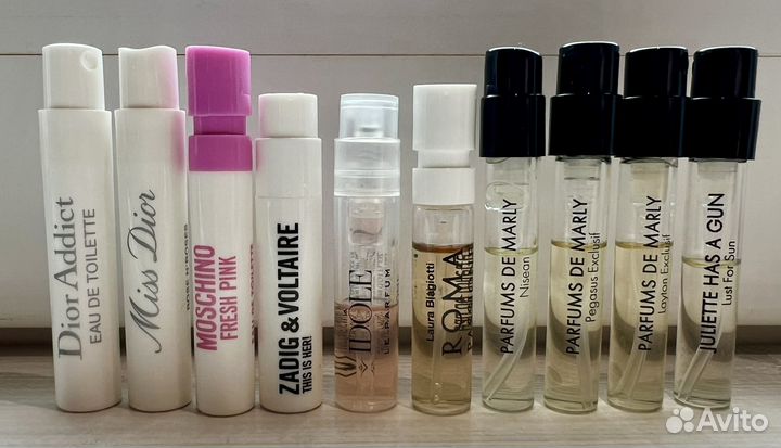 Духи миниатюры, пробники, отливанты, сэмплы