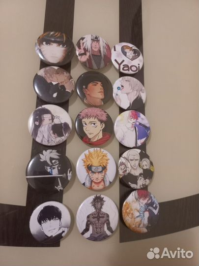 Значки с аниме