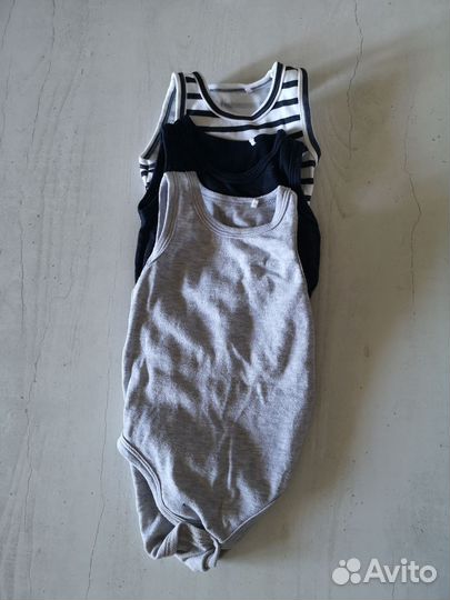 Пакет одежды боди штаны для мальчика 9 мес - 1 год