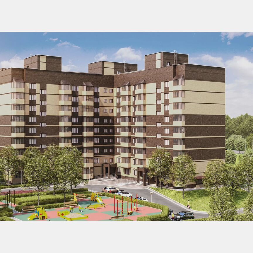 2-к. квартира, 63,1 м², 6/9 эт.