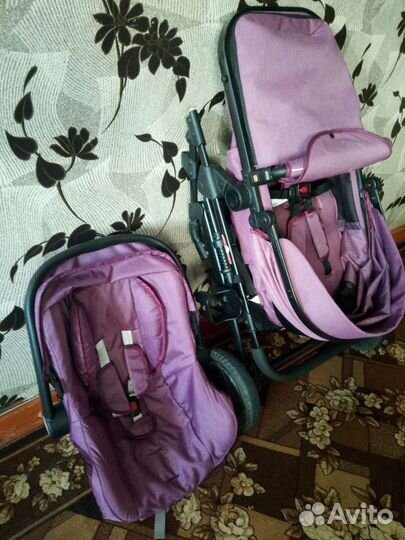 Коляска 2 в 1, +автолюлька