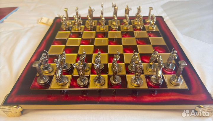 Шахматы подарочные manopoulos битва титанов