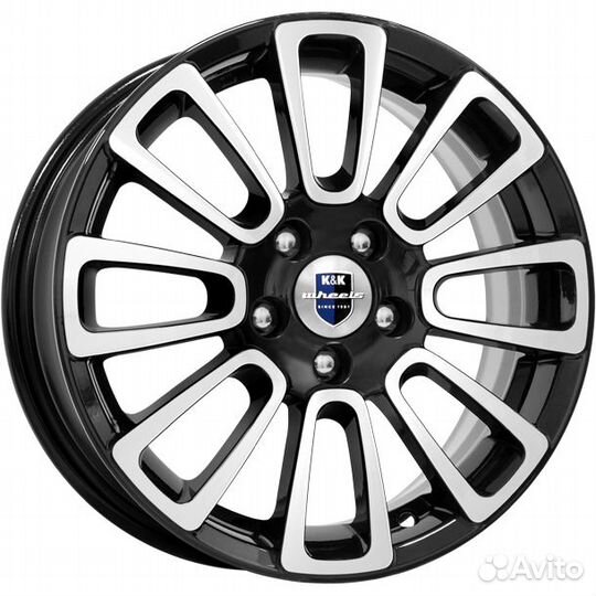 Диски K&K Неман 6x15 4*100 ET48 DIA54.1 Алмаз черный Литой