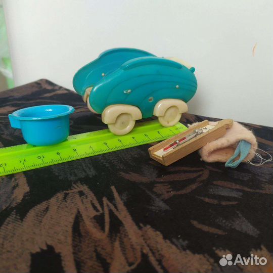 Старинная детская колясочка для пупса