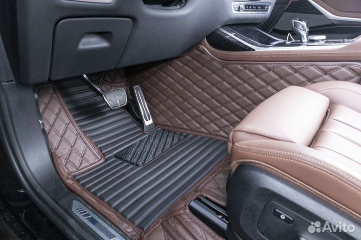 3Д коврики из экокожи в салон автомобиля