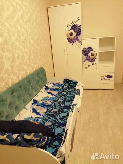 Детская кровать диван с мягкими бортиками