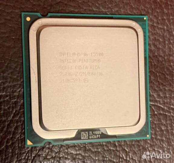 Процессор Intel Pentium Dual-Core E5500 + кулер