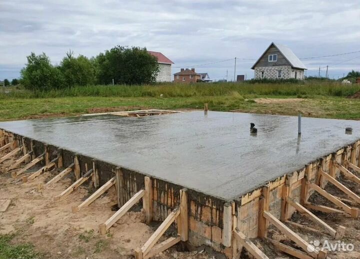 Строительство фундамента
