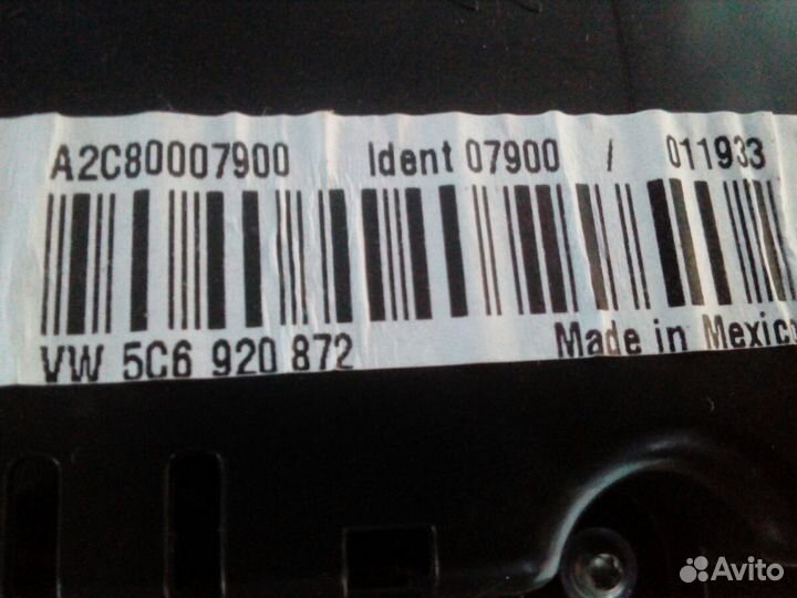 Панель приборов Vw Jetta 6