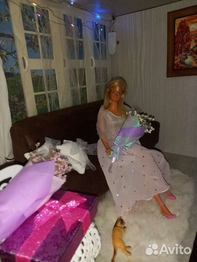 Диван для кукол Барби,Фицен и других