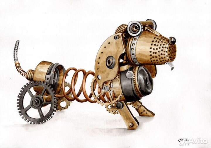 Картина акварелью 