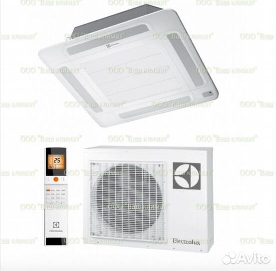 Кассетный кондиционер Electrolux eacc-48H/UP3