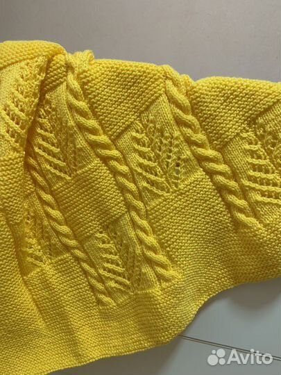 Плед детский вязаный ручная работа