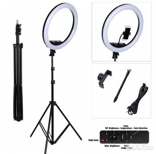 Кольцевые лампы, штативы, зеркала