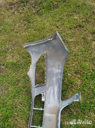 Передний бампер на Шкода фабия 2