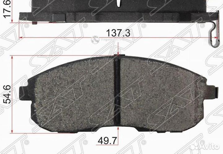 Колодки передние Nissan Teana 32 VQ25 Juke F15 MR16DD STD1060JN00A