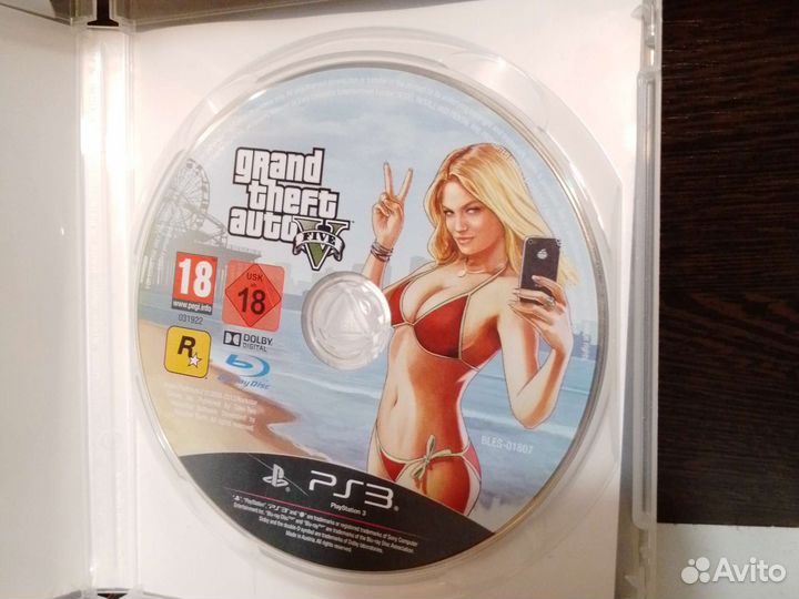 Диск для ps 3 GTA 5