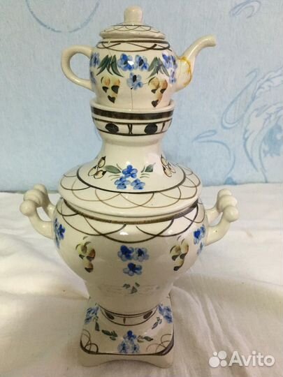 Фарфоровый самовар. СССР
