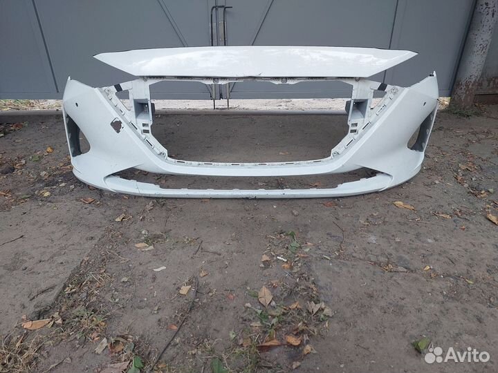Передний бампер на hyundai solaris 2 2020-нв