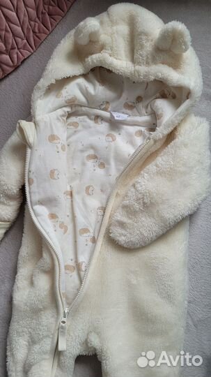 Комбинезон плюшевый 62