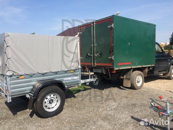 Внедорожный прицеп 10.016 с тентом 128 см