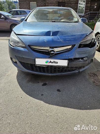 Opel Astra GTC 1.4 AT, 2013, битый, 186 000 км
