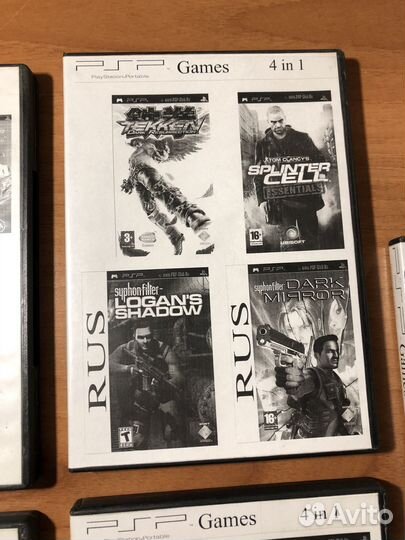 Сборники PSP игр на DVD