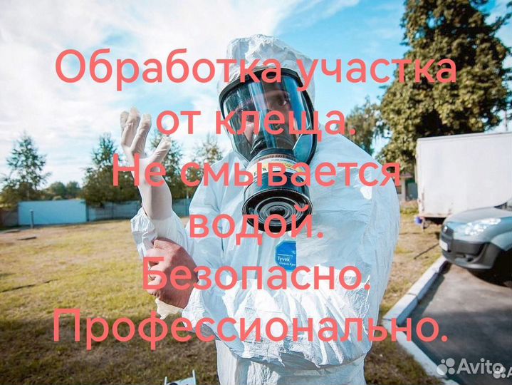 Обработка участка от клещей и комаров, мошек и мух