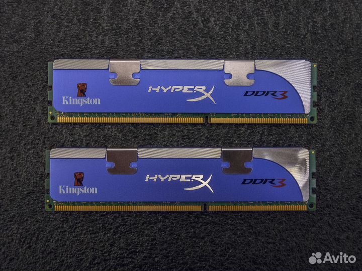DDR3 2x2gb 1600mhz 2rank CL9-9-9-27 HyperX