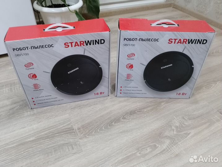 Робот пылесос StarWind новый