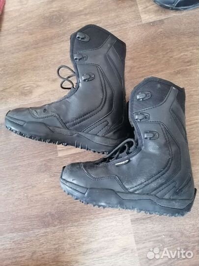 Сноубордические ботинки 38-39 чёрные