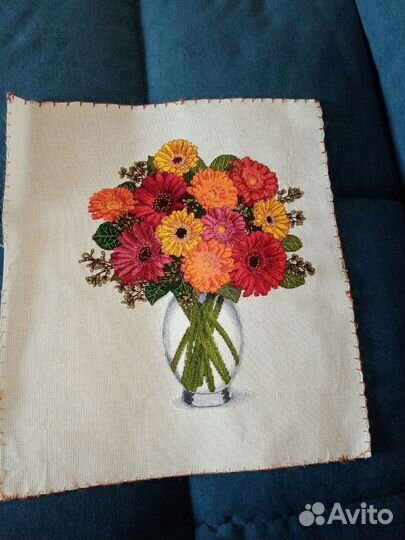 Картина, вышитая крестом 