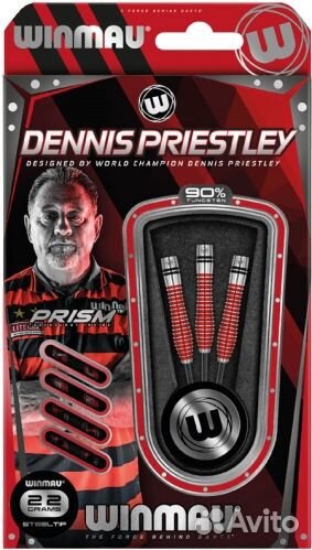 Дротики Winmau Dennis Priestly steeltip 22gr