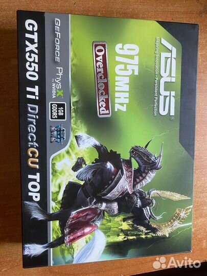 Видеокарта gtx 550 ti