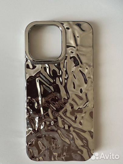 Зеркальный чехол на iPhone 14 pro max