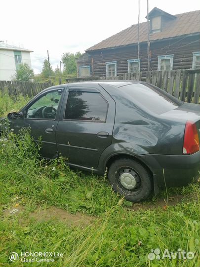 Renault Logan 1.6 МТ, 2008, битый, 200 000 км