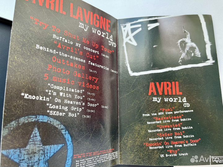Dvd и Cd диск Avril Lavigne