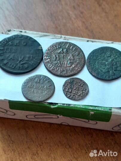 Медные монеты 18 век