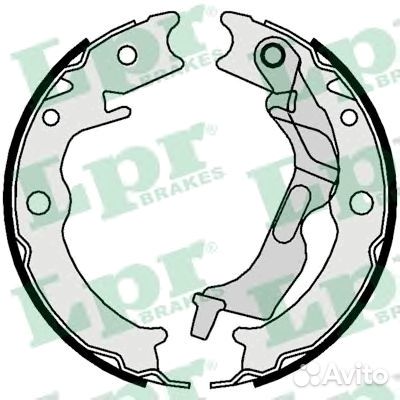 09780 Колодки тормозные барабанные