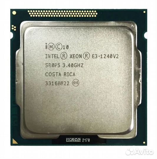 Процессор E3 1240V2
