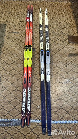 Лыжи беговые коньковые+палки