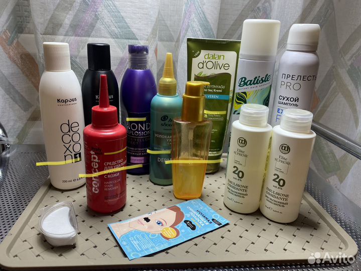 Набор уходовых и тонирующих средств