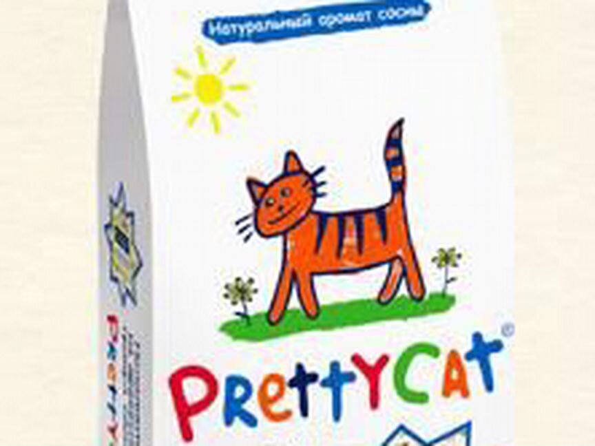 Prettycat наполнитель сосновый 12 л